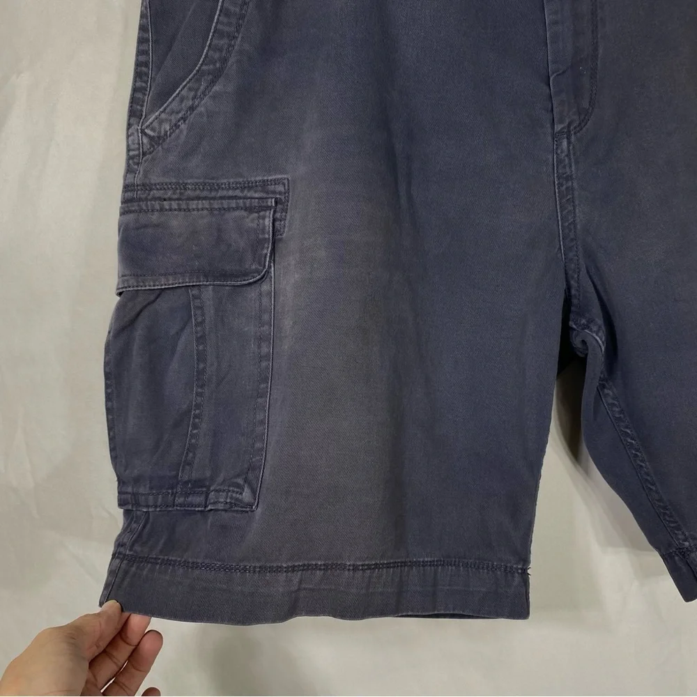 The Foundry Faded Blue Men’s Worn Cargo Shorts